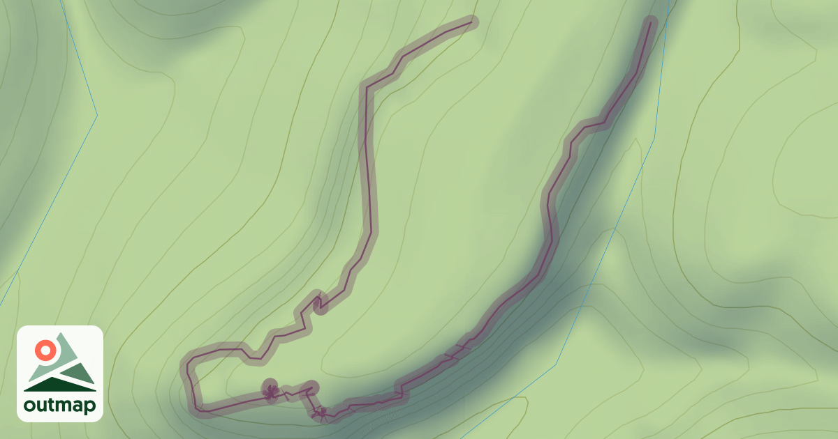 Map of Coffin Ridge