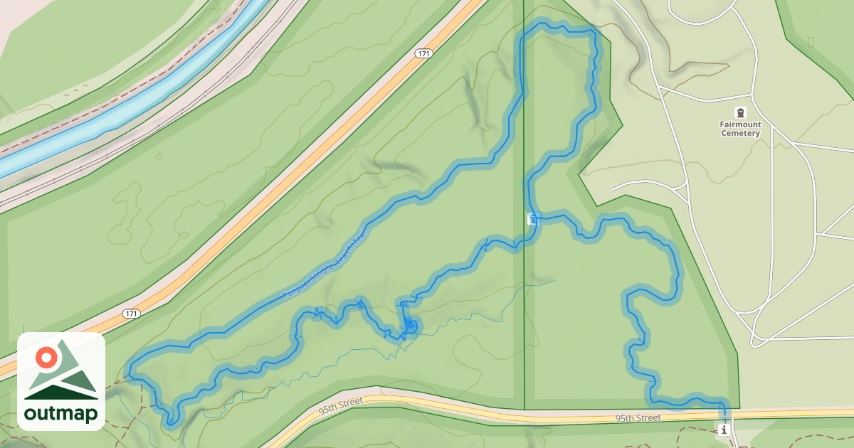Map of Cemetery Hill Loop