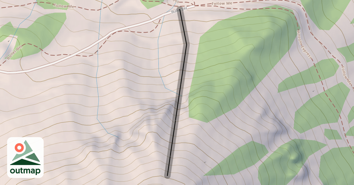 Map of Avalanche Chutes