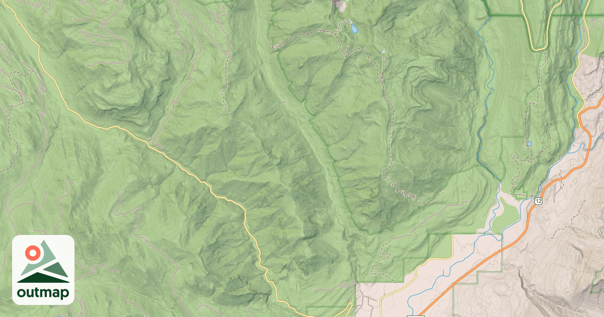 Map of BUTTER CREEK