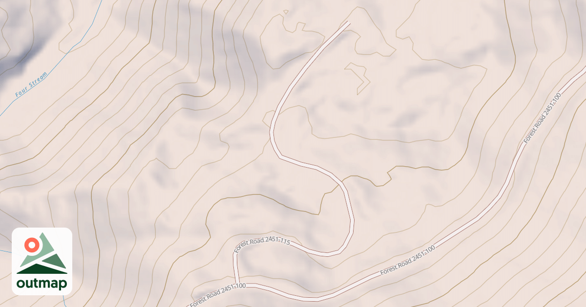 Map of USFS Motor Vehicle Use Map Roads {8F1C45BC-7155-4F9B-9208-48EA8558BC1B}
