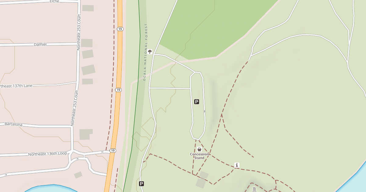 Map preview of SALT SPRINGS PARKING