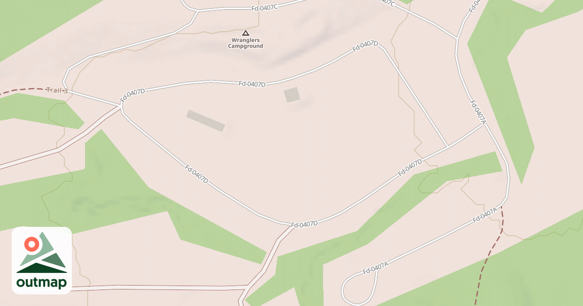 Map of D CAMPSITE ACCESS (19-25)