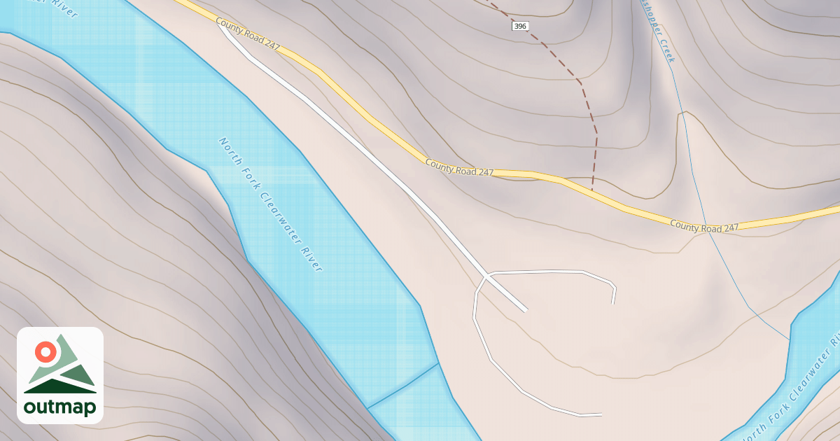 Map of CANYON WORK CENTER