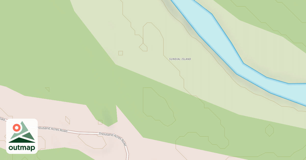 Map of SANDY RIVER DELTA