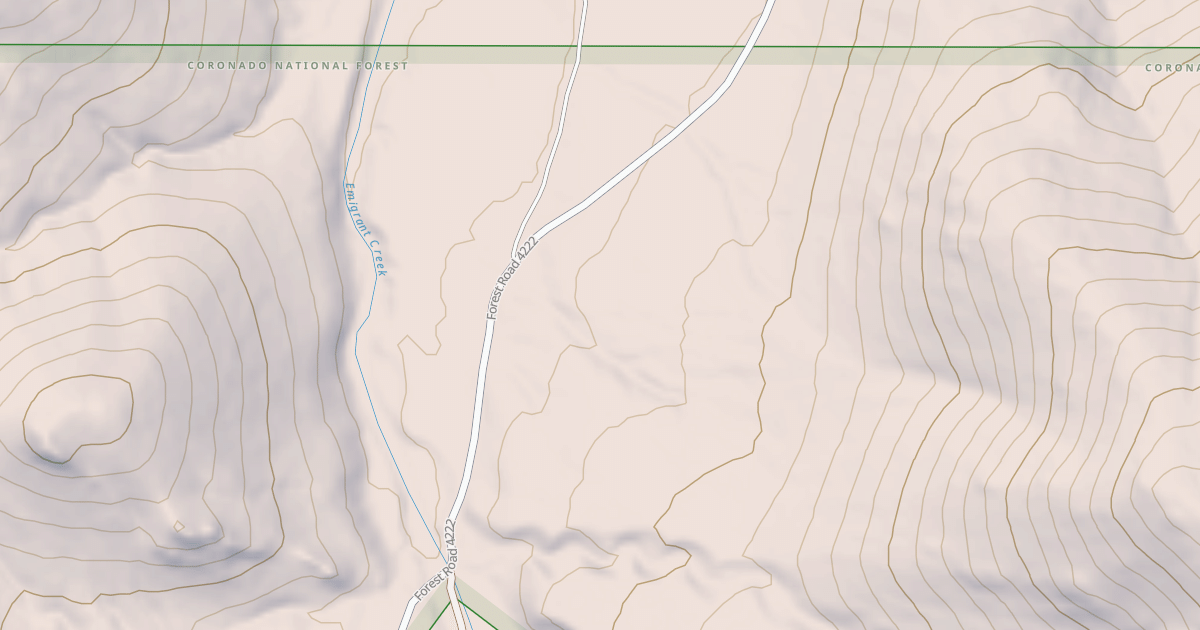 Map preview of EMIGRANT CANYON