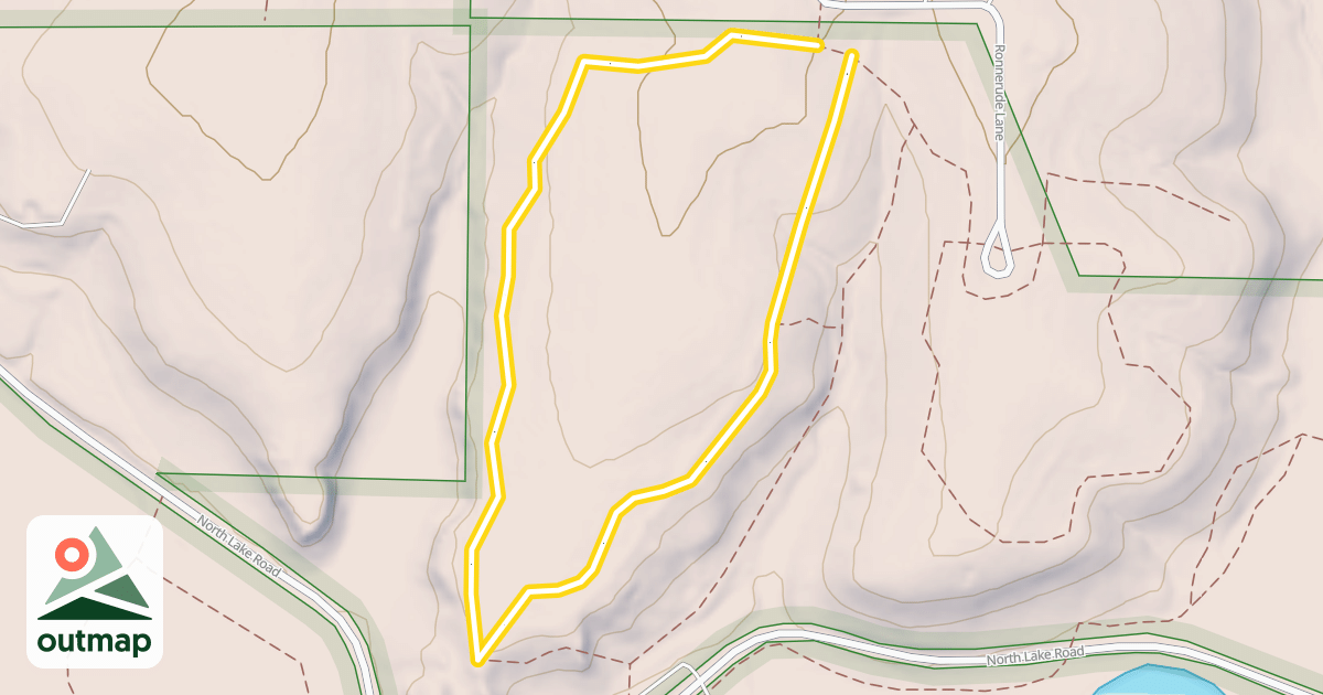 Map of Oak Ridge Trail