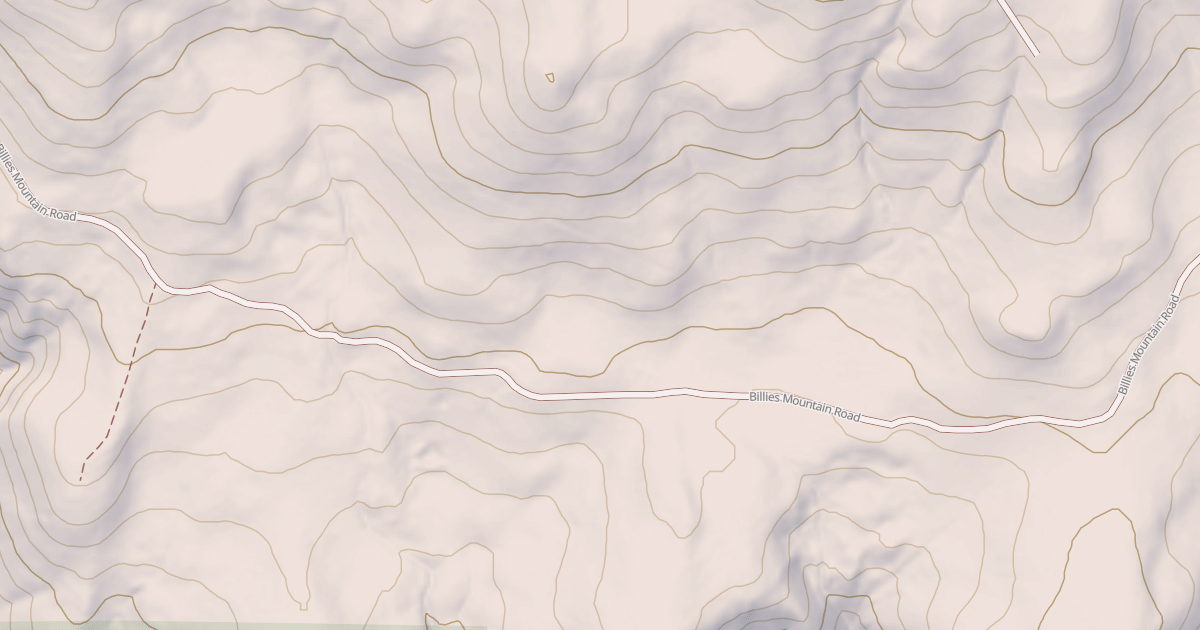 Map preview of BILLIES MOUNTAIN