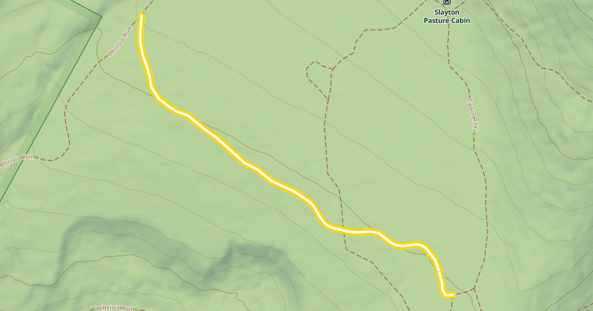 Map preview of Slayton Pasture Trail