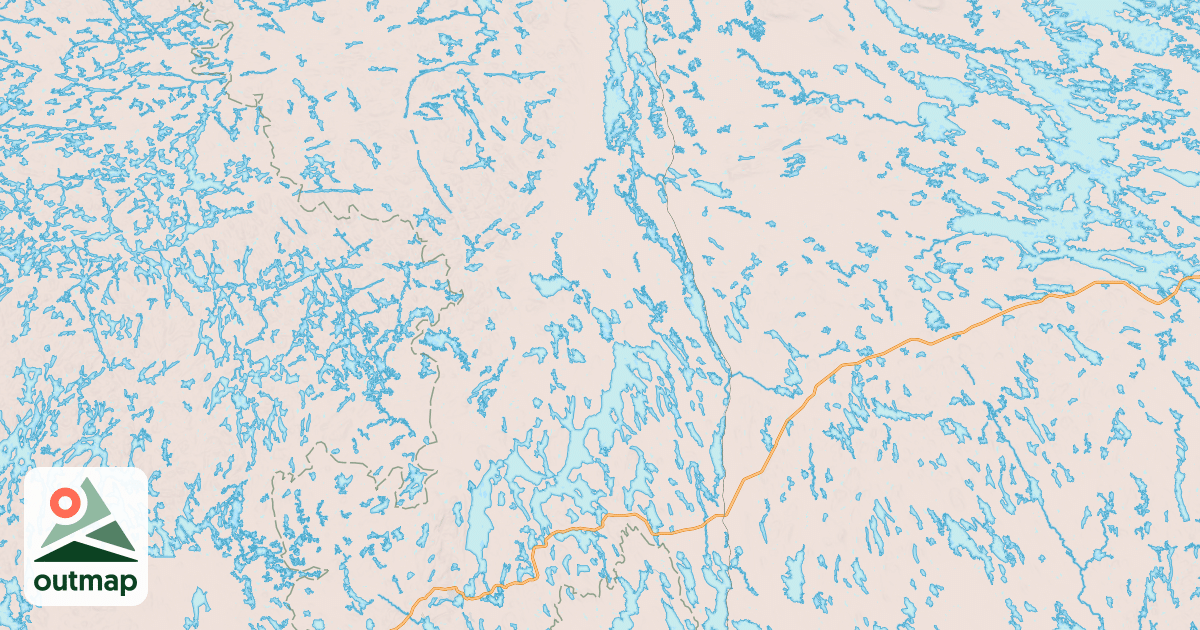 Map of White Wolf Snowmobile Club Winter Trail System