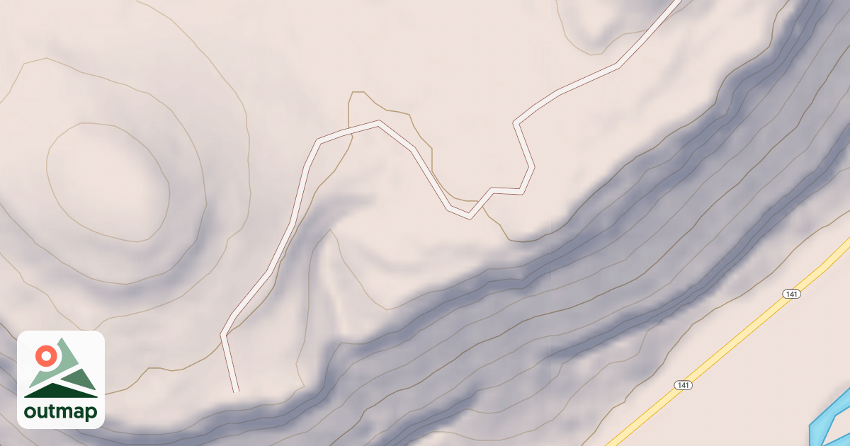 Map of BLM National GTLF Public Motorized Roads 4fe8dbbf-13d1-4e66-aa49-647fc070329e