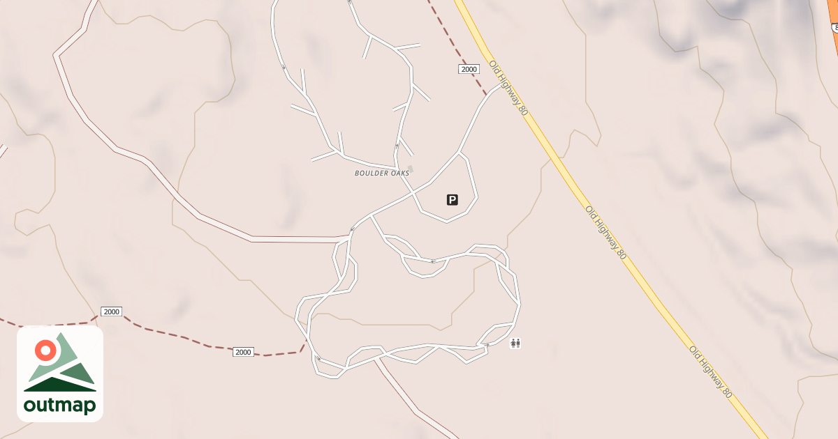 Map of BOULDER OAKS CG