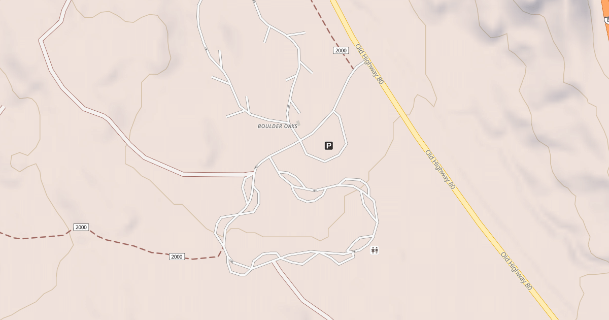 Map preview of BOULDER OAKS CG