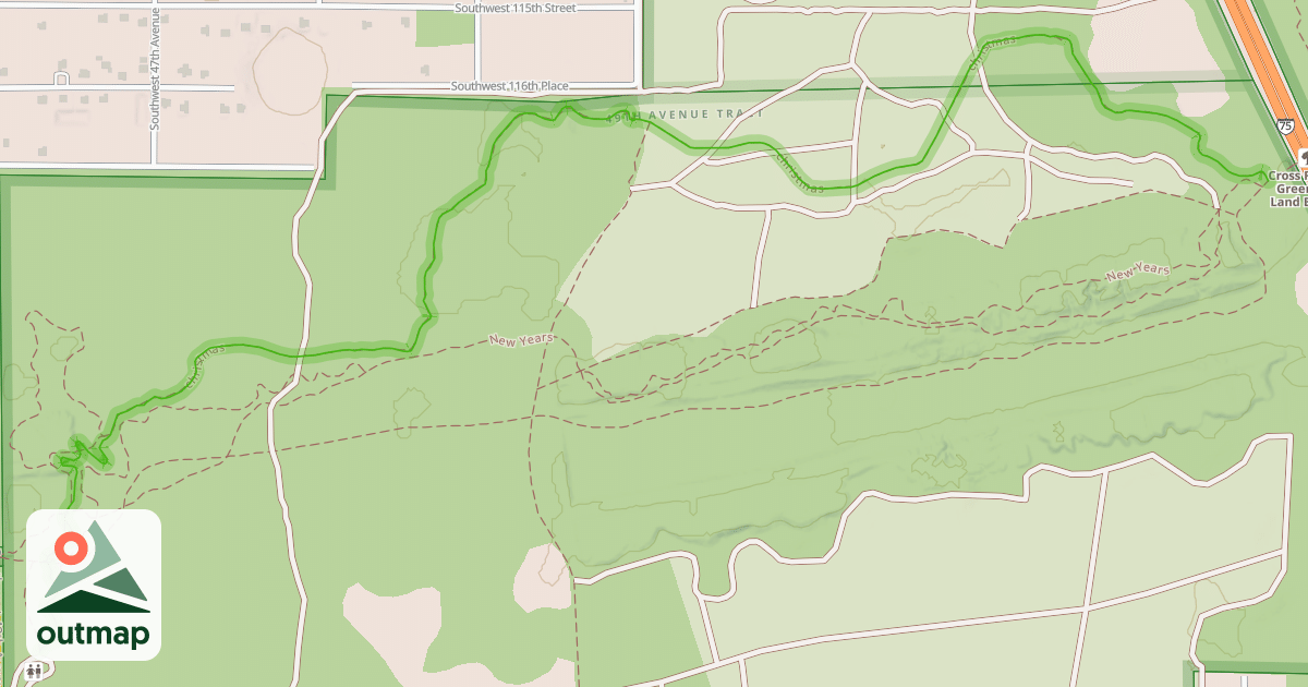 Map of Christmas Trail