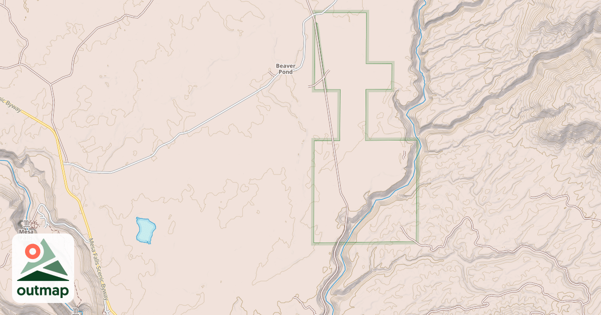 Map of BEAR GULCH BPA NORTH
