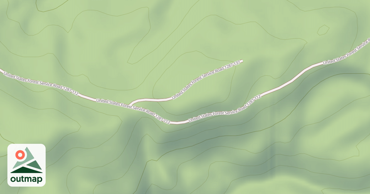 Map of USFS National Forest System Roads {2B34A180-D5BC-4309-B1D3-B046222D9D78}