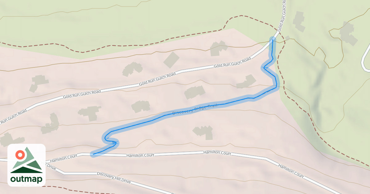 Map of Discovery Ridge Trail
