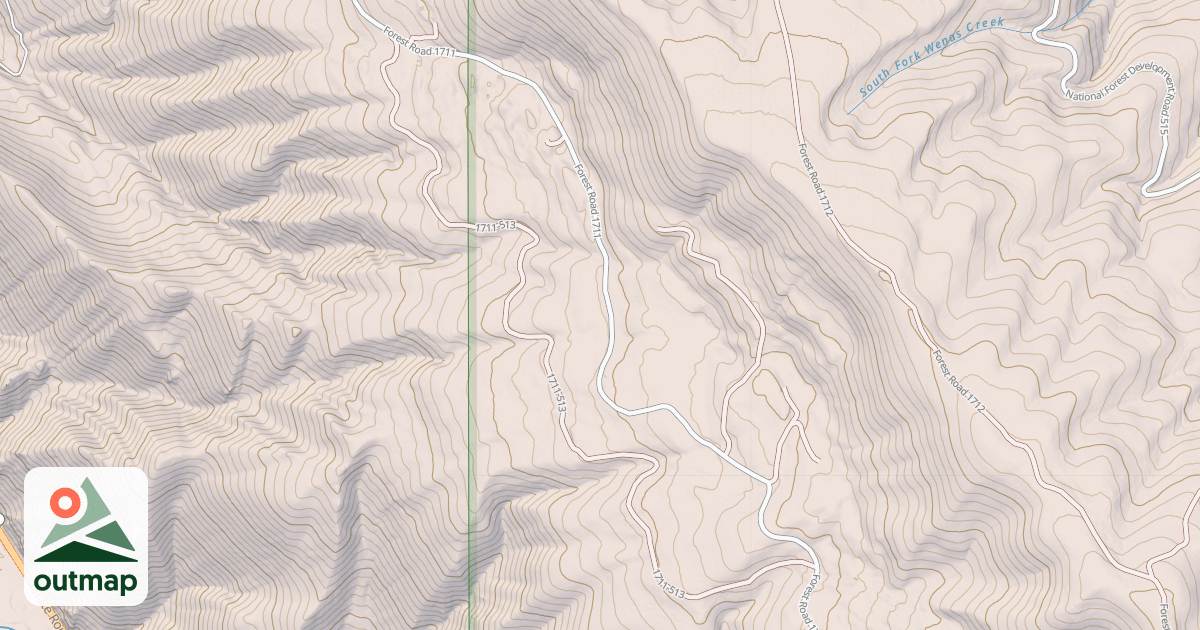 Map of LOWER MUD LAKE