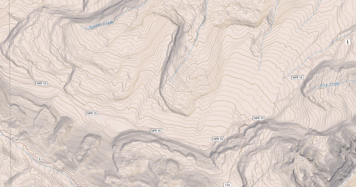 Map preview of Buck Ridge