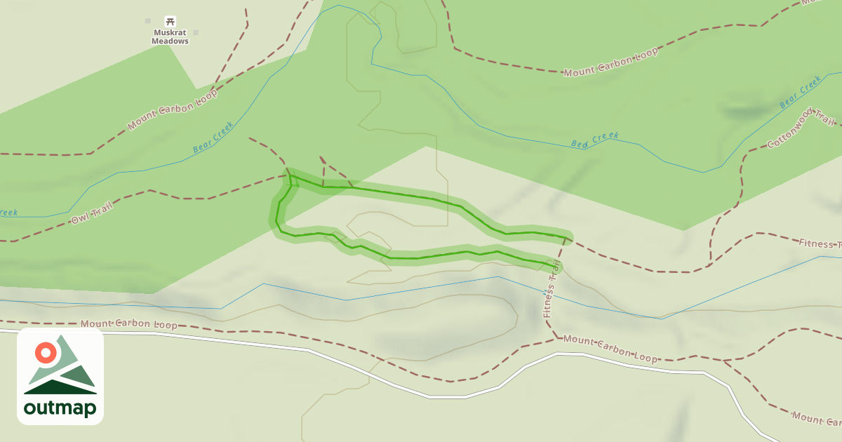 Map of Fitness Trail