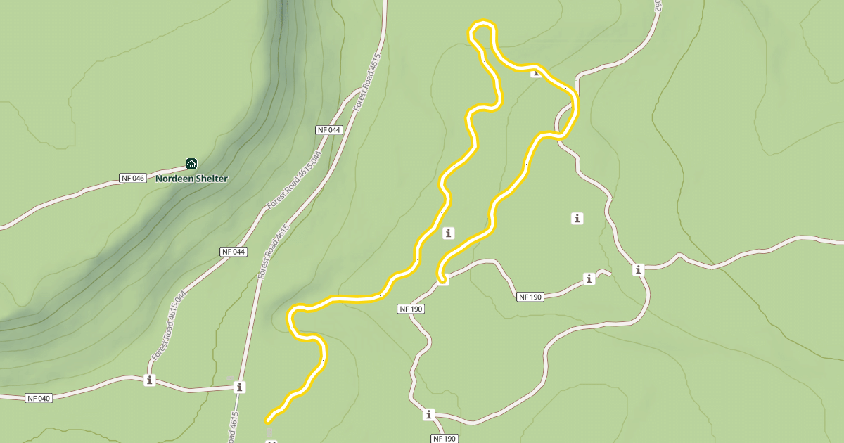 Map preview of Ponderosa