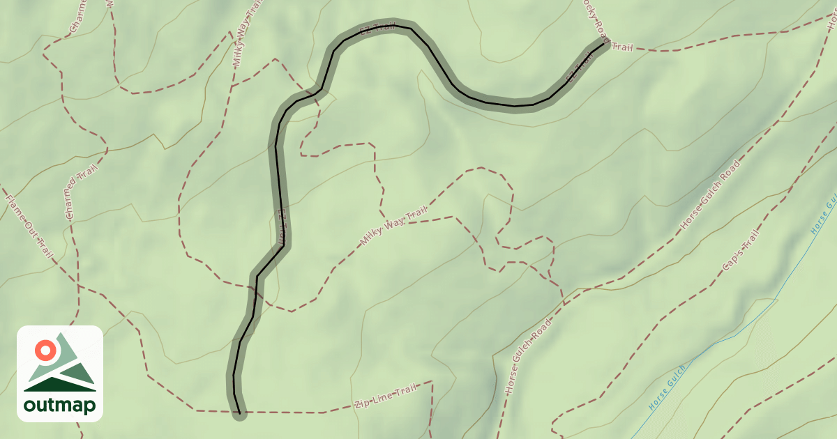Map of EZ Trail