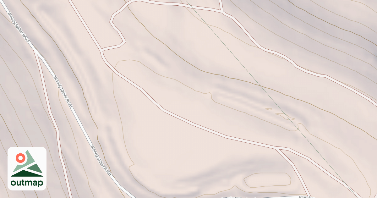 Map of Bloody Skillet ATV Trail