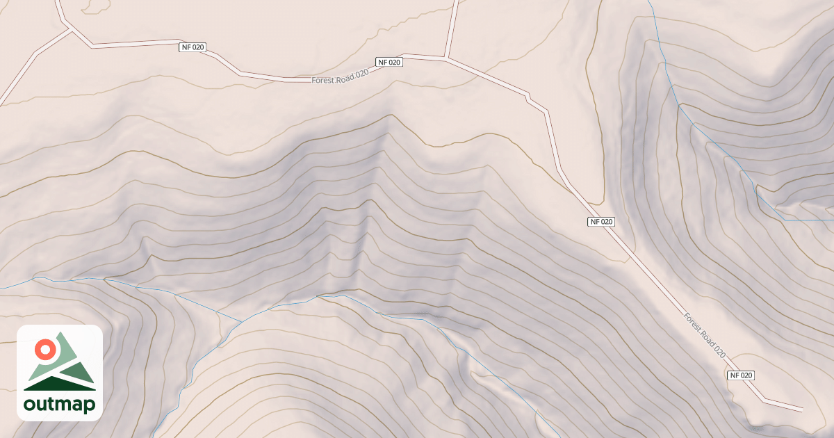 Map of MIDDLE POINT RIDGE