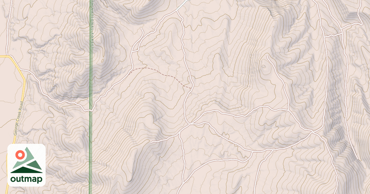 Map of BALLY MOUNTAIN
