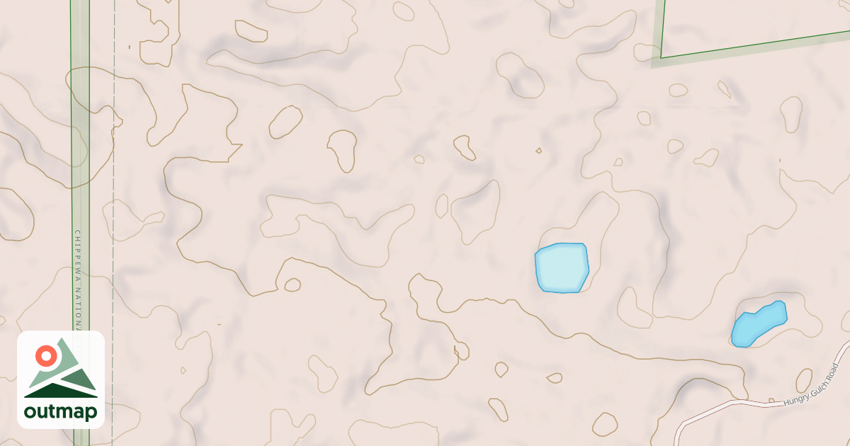 Map of HUNGRY GULCH SPUR D