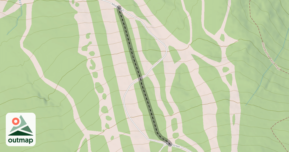 Map of Middle Pike Glade