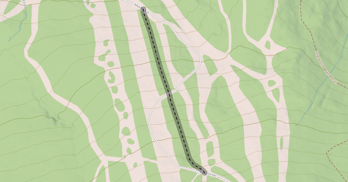 Map preview of Middle Pike Glade