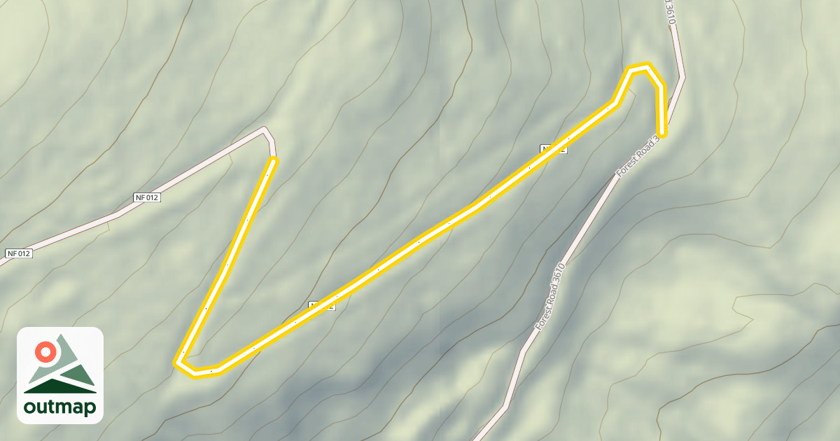 Map of Forest Road 012