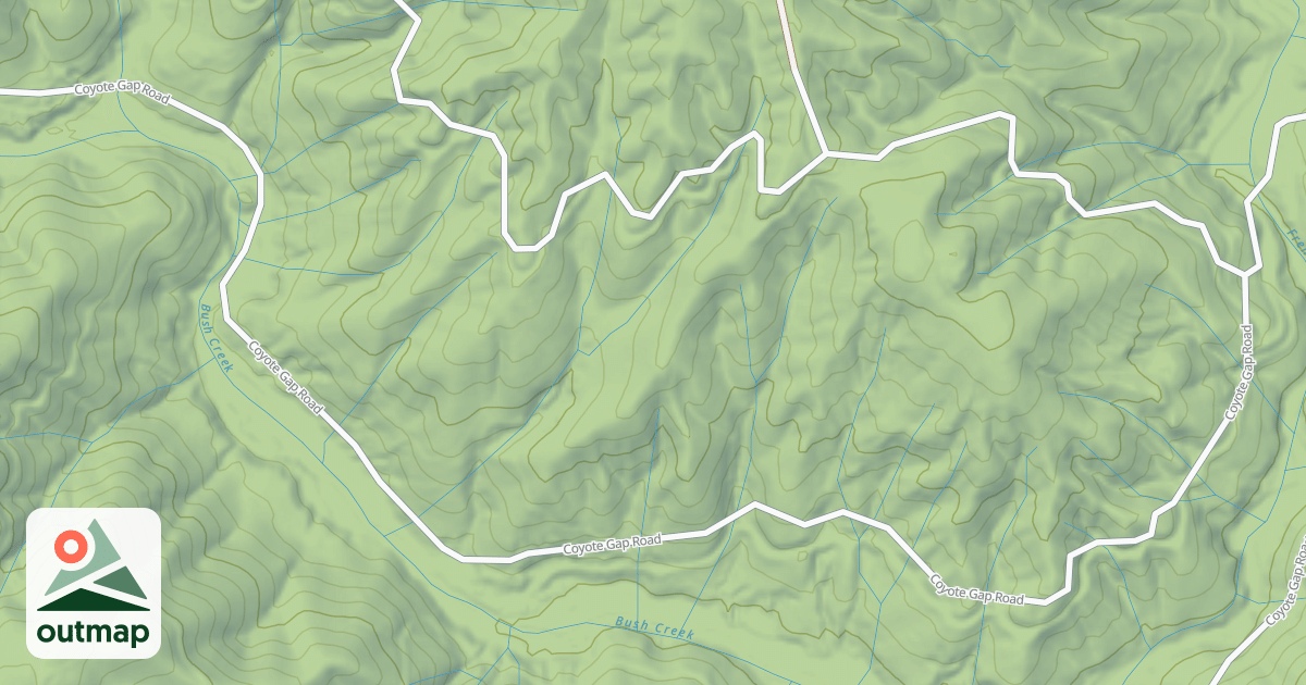 Map of BUSH CREEK