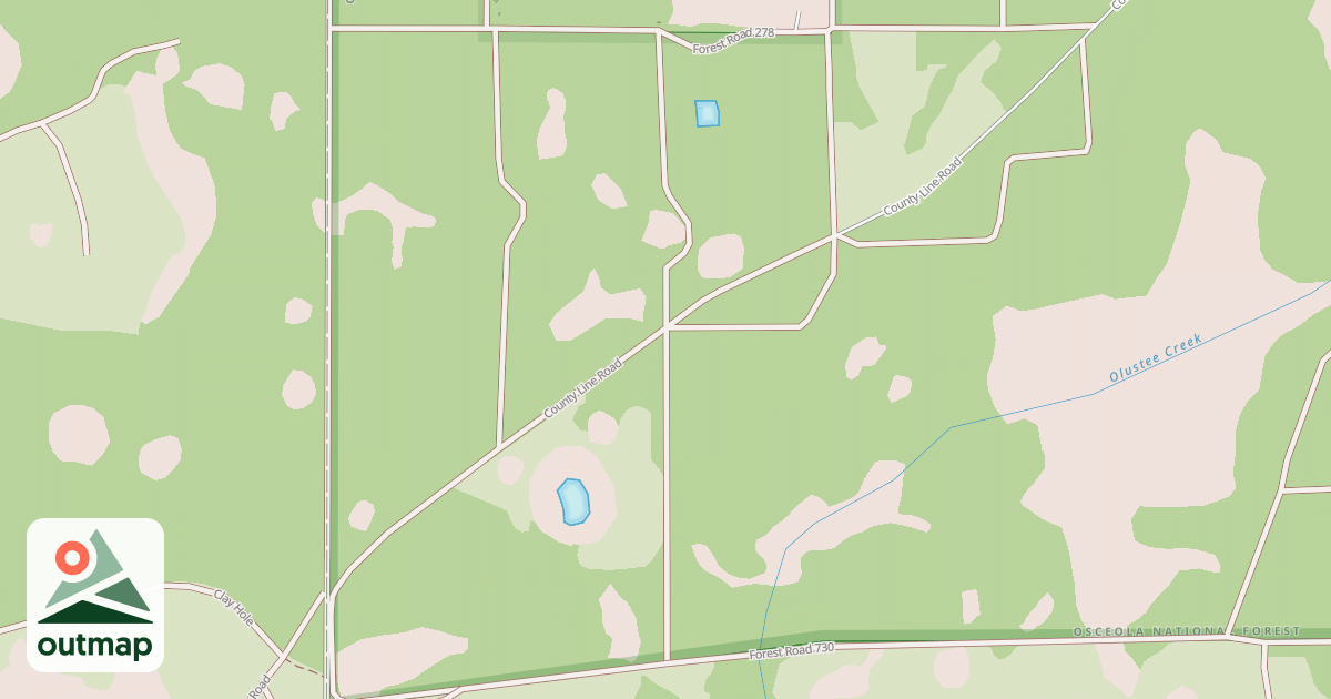 Map of PINUS GLABRA