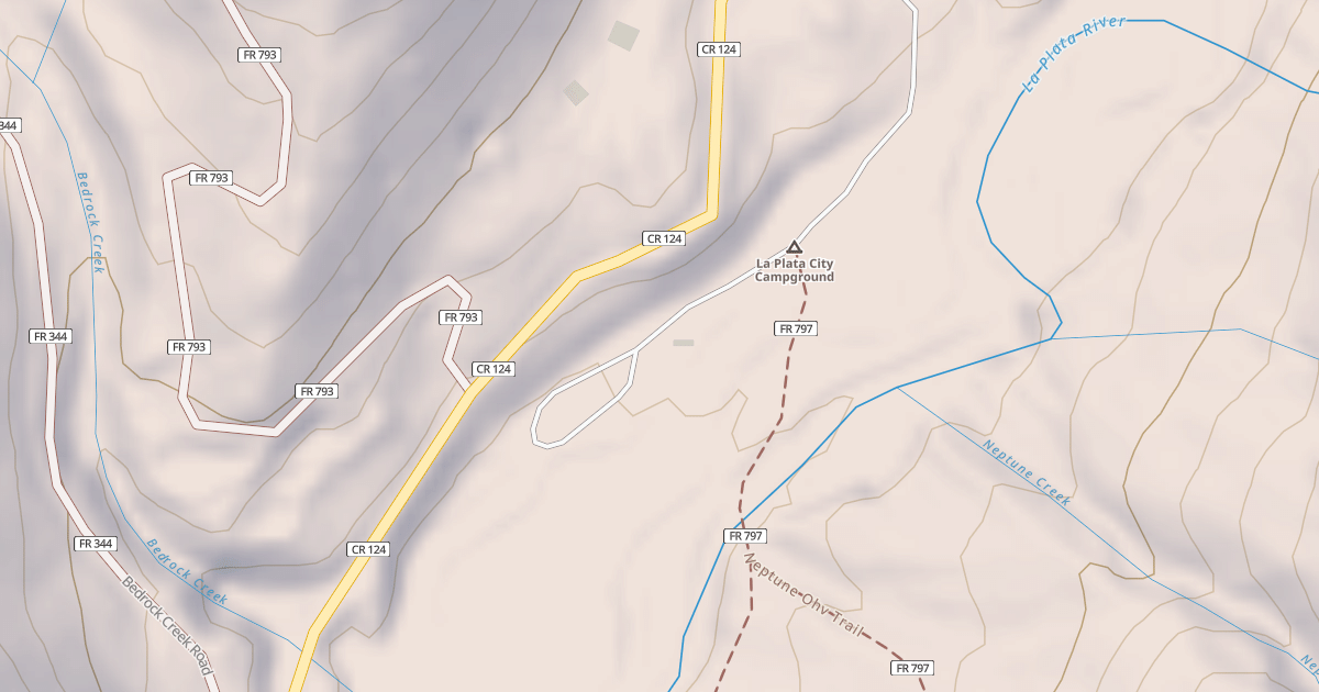 Map preview of LA PLATA CITY DISPERSED