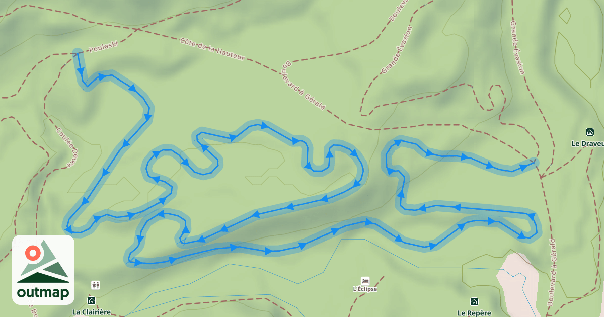 Map of Barbe à Gendron
