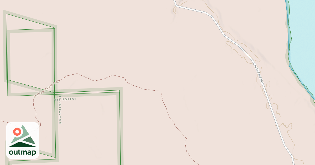 Map of DINNER CREEK SPUR H