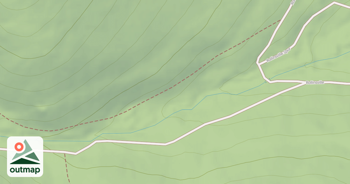 Map of S. TENNESSEE MTN. SPUR