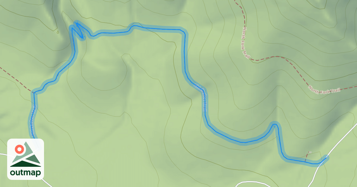 Map of Chickadee Trail