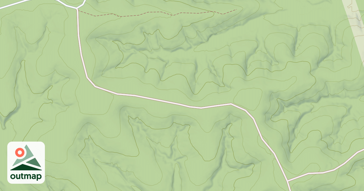 Map of MONTGOMERY RIDGE SHORTCUT