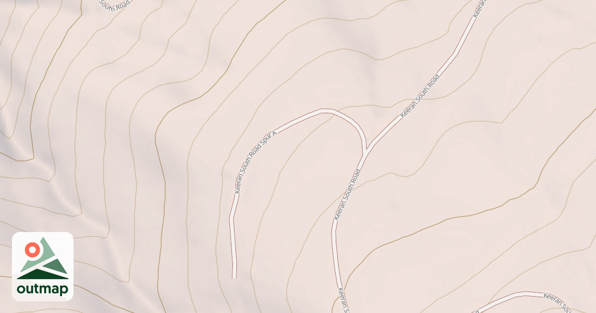 Map of KEERAN SOUTH SPUR A