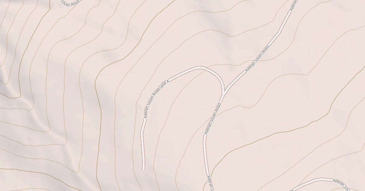 Map preview of KEERAN SOUTH SPUR A