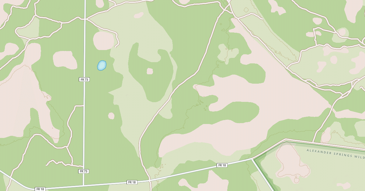 Map preview of USFS Motor Vehicle Use Map Roads {E26BAD7D-ADBC-438B-9E3A-94A91B46E85E}