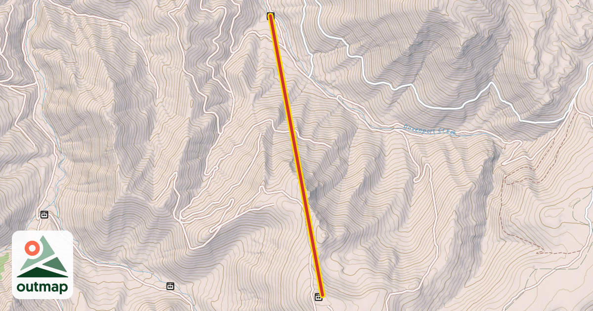 Map of Davenport Express