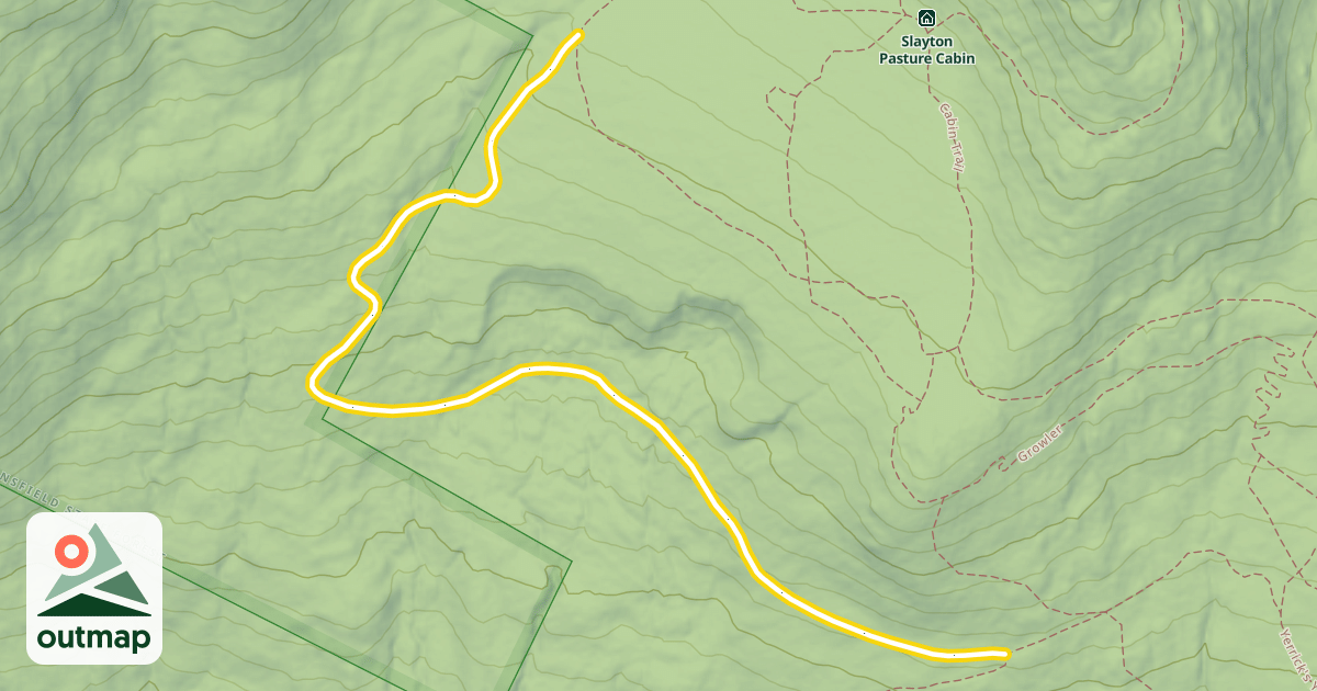 Map of Chris's Run