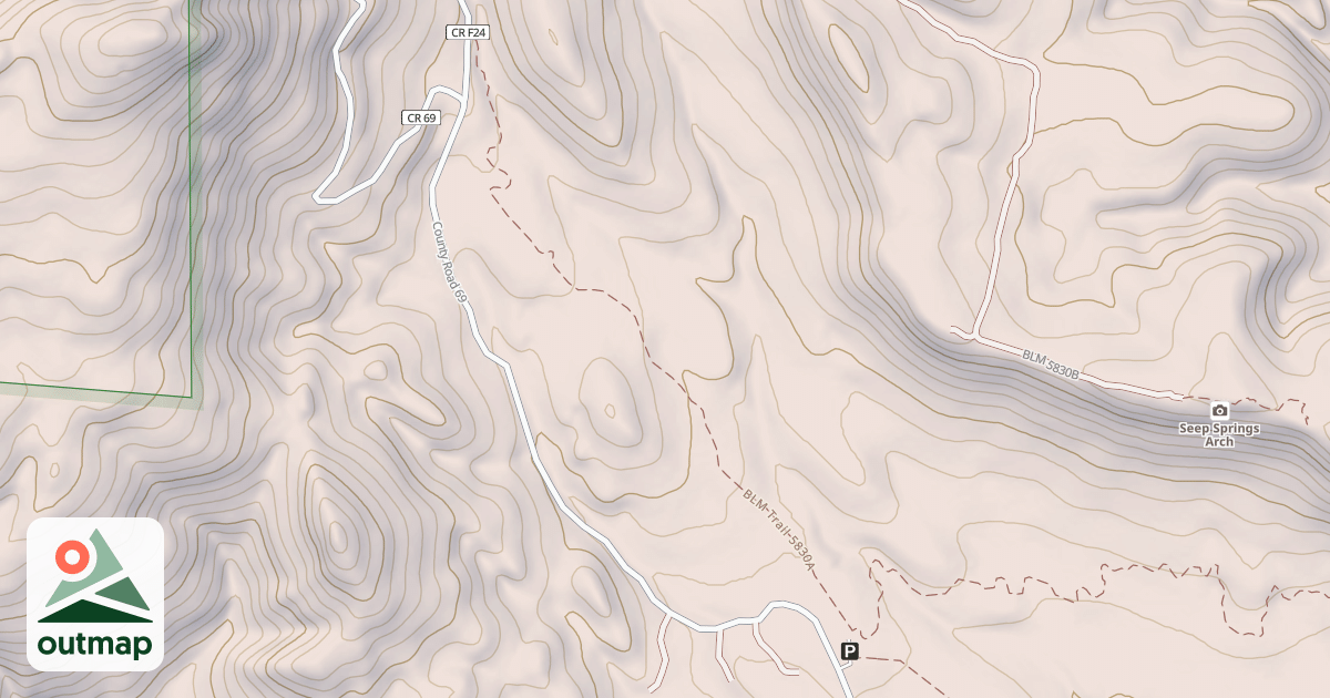 Map of Blm T5830a