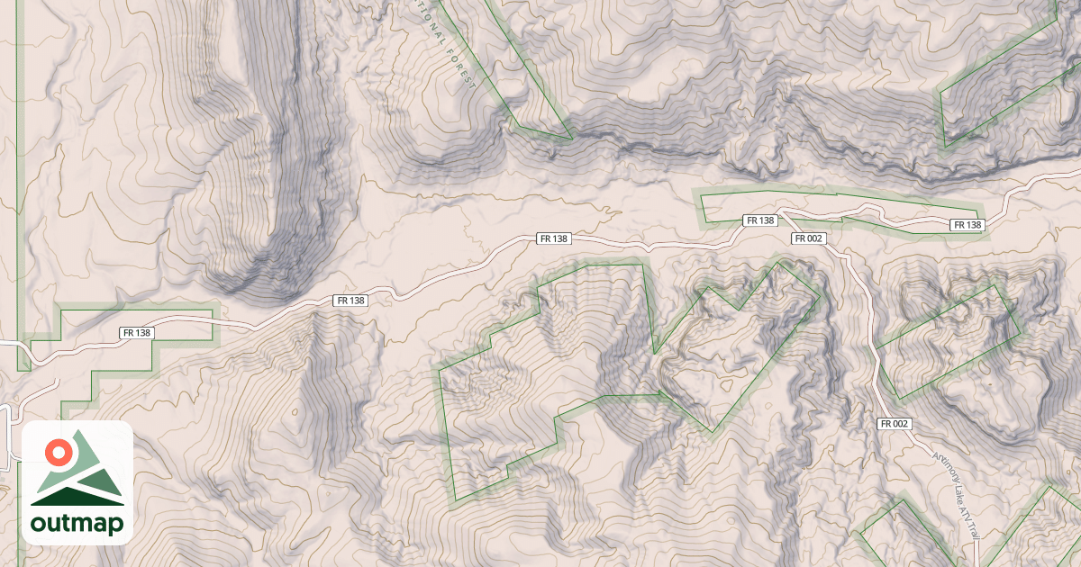Map of ANTIMONY CREEK