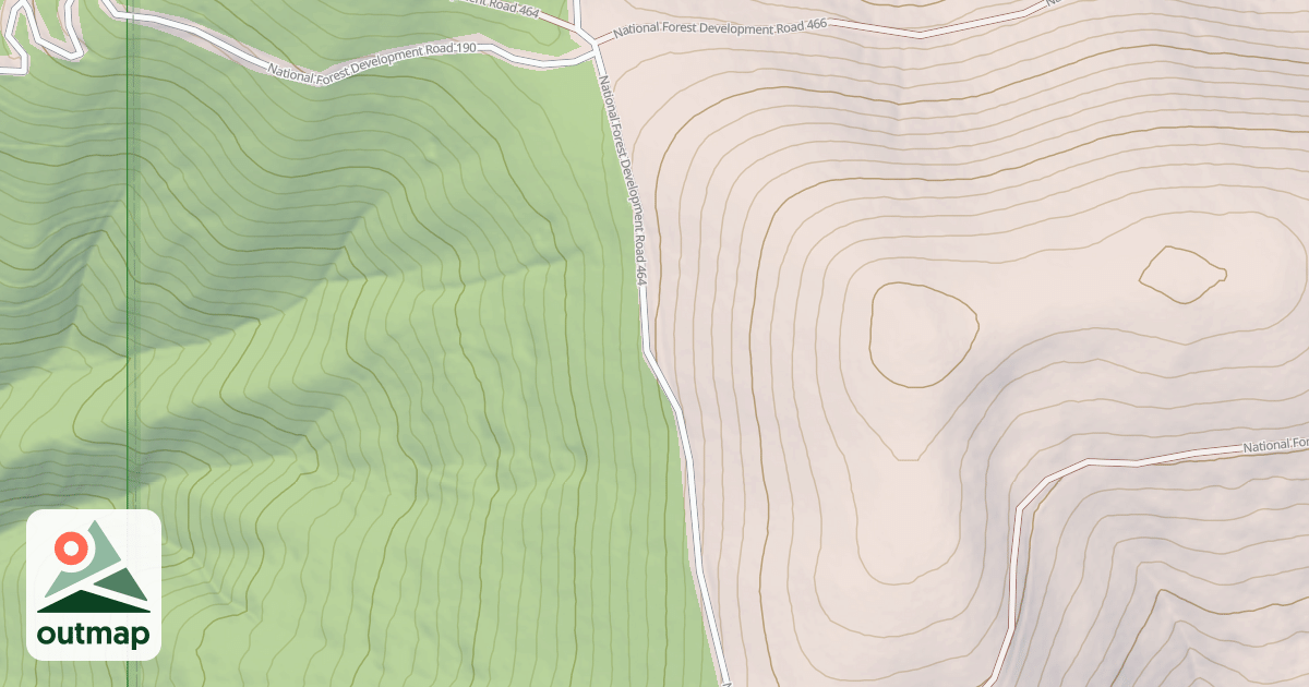 Map of CALISPELL DIVIDE