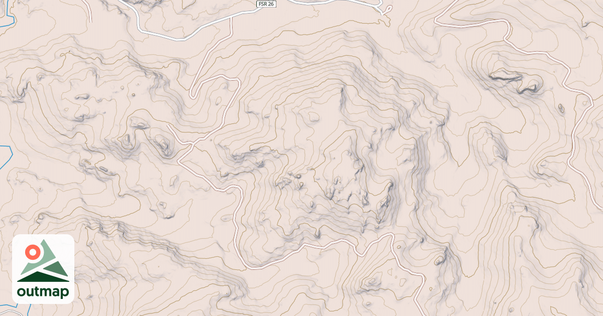 Map of OLD SCOUT CAMP